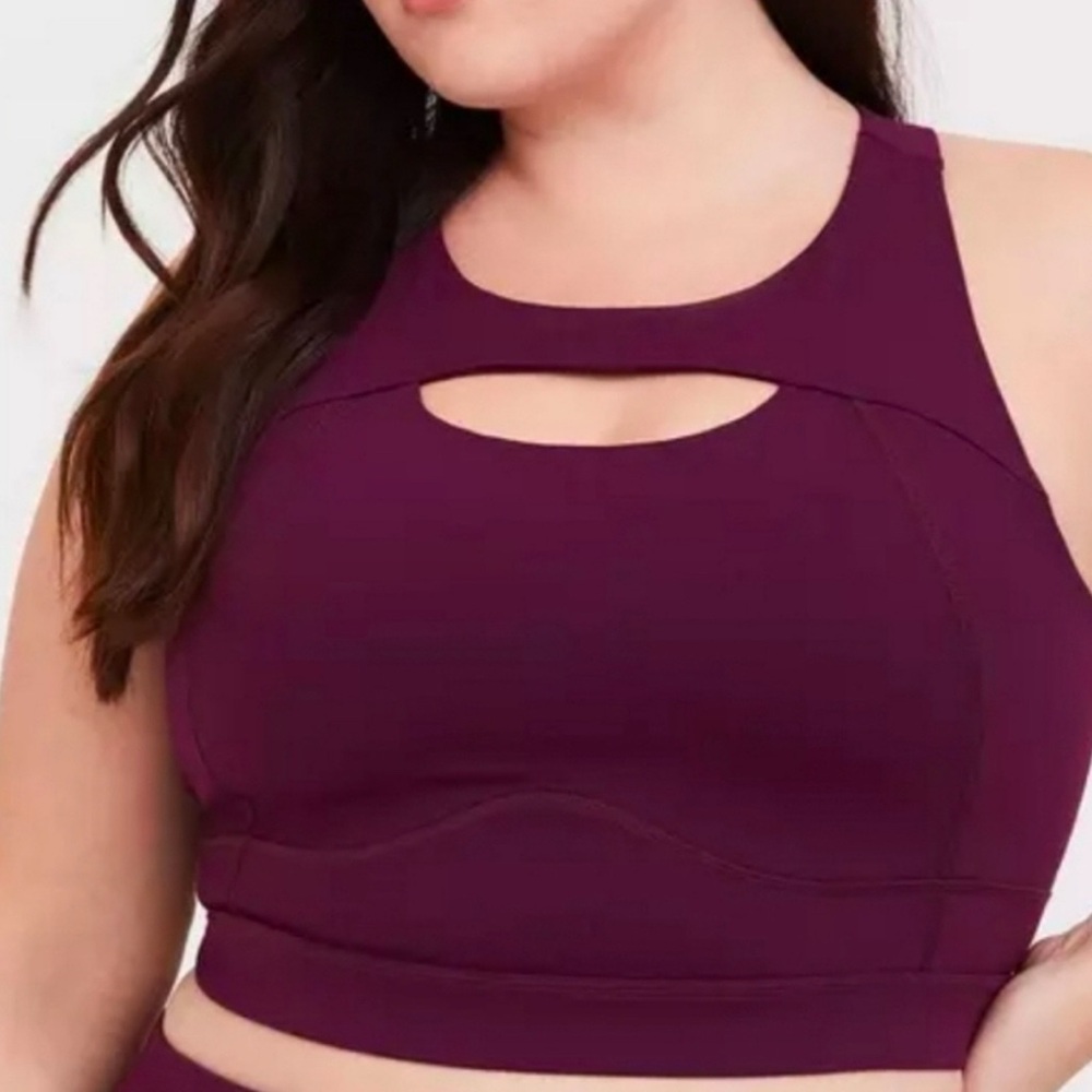 Torrid high neck sports bra